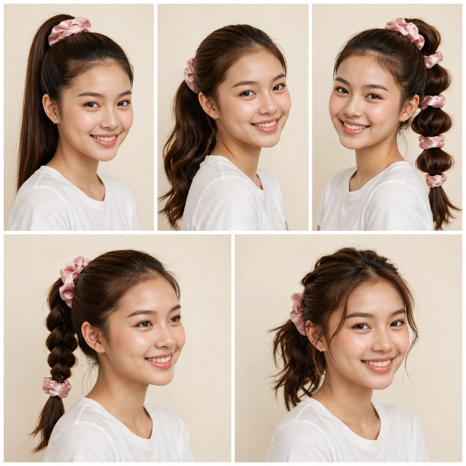 วิธีมัดผมน่ารักๆ 5 แบบ